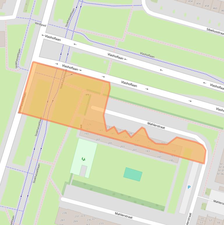 Kaart van postcodegebied 5011MB.