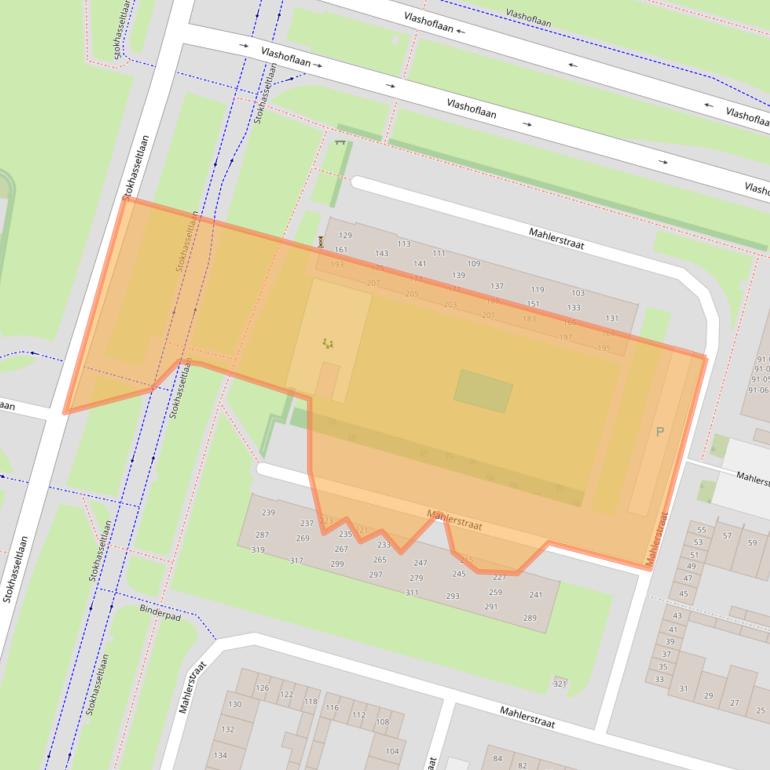 Kaart van postcodegebied 5011MC.