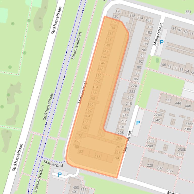 Kaart van postcodegebied 5011MJ.