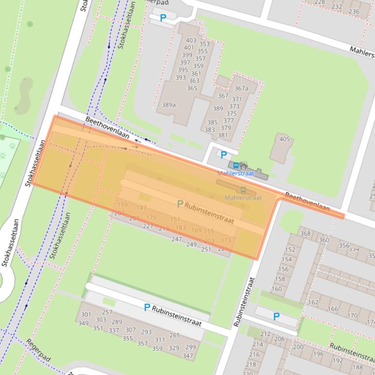 Kaart van postcodegebied 5011NA.