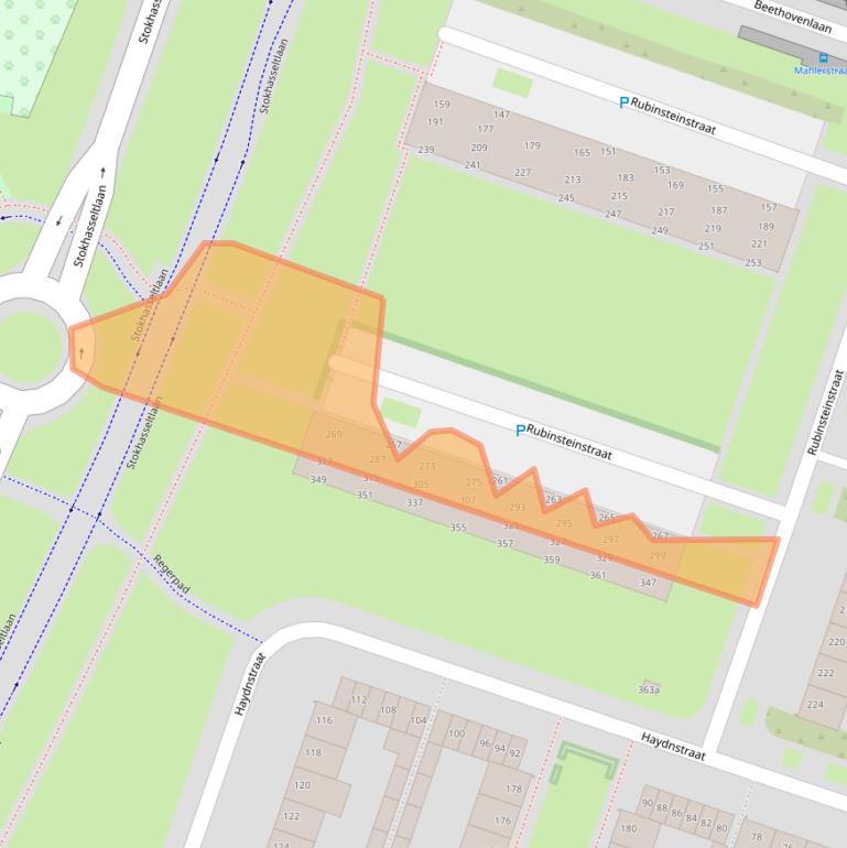 Kaart van postcodegebied 5011NC.