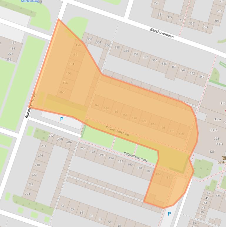 Kaart van postcodegebied 5011NE.