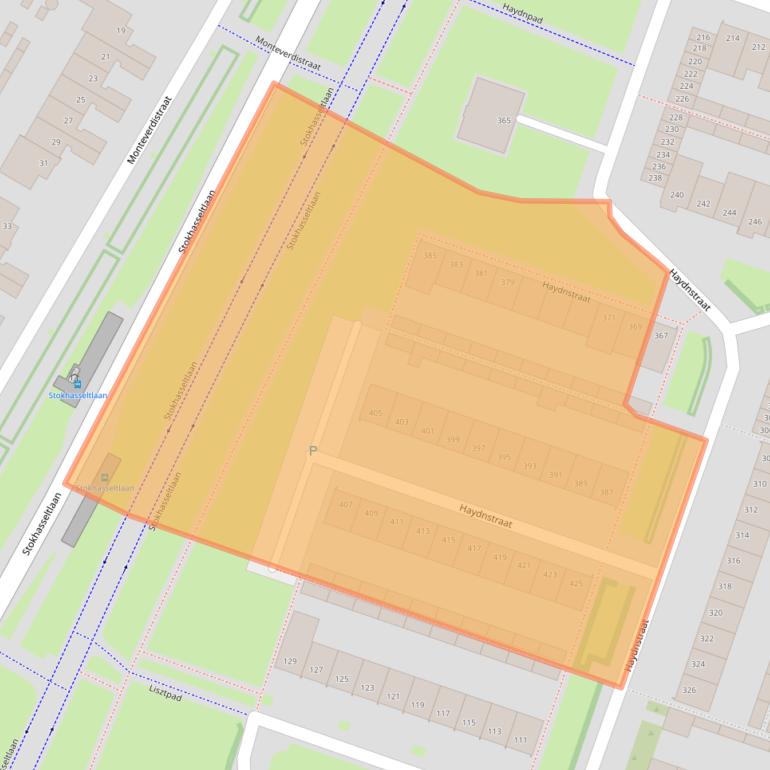 Kaart van postcodegebied 5011NJ.