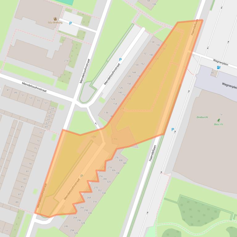 Kaart van postcodegebied 5011PG.