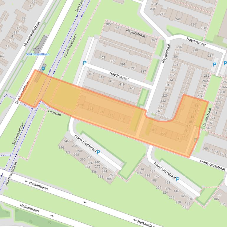 Kaart van postcodegebied 5011RB.