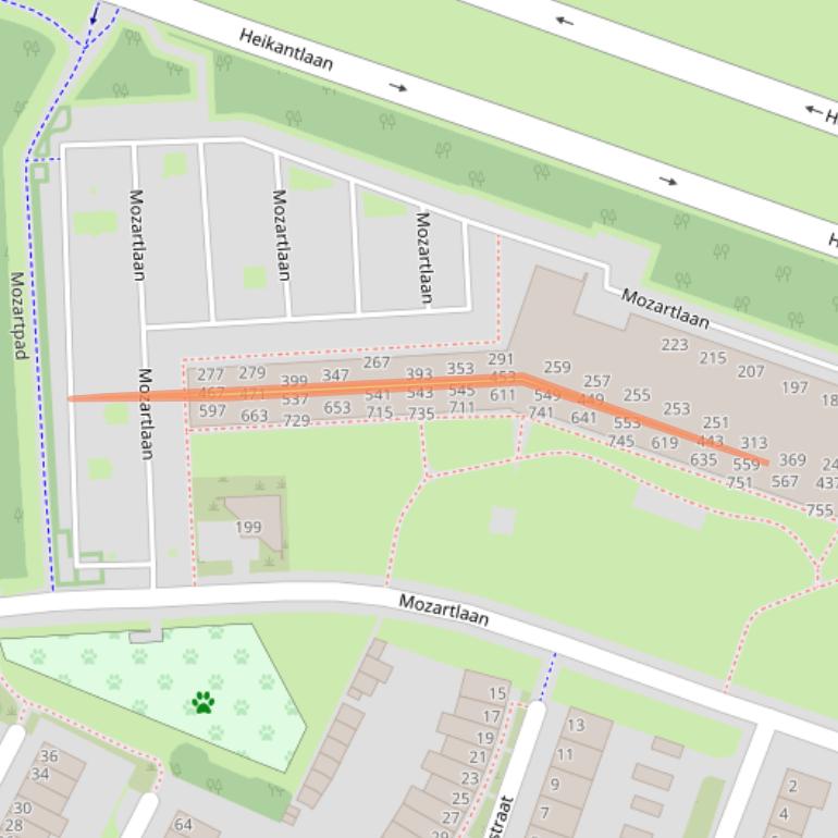 Kaart van postcodegebied 5011SL.