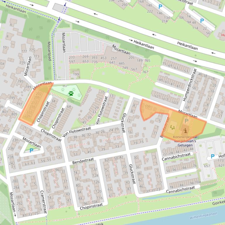 Kaart van postcodegebied 5011SV.