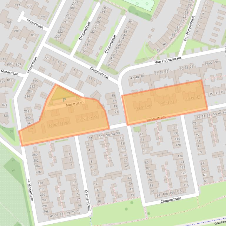Kaart van postcodegebied 5011TB.