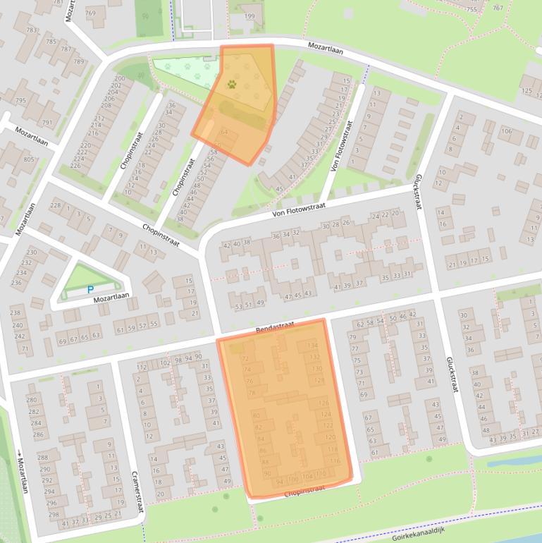 Kaart van postcodegebied 5011VL.