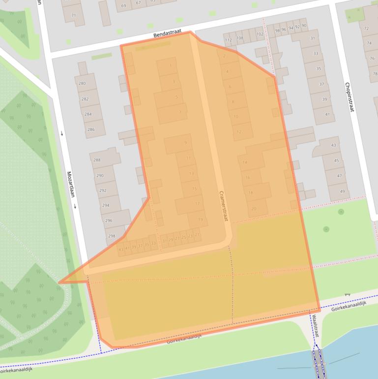 Kaart van postcodegebied 5011VM.