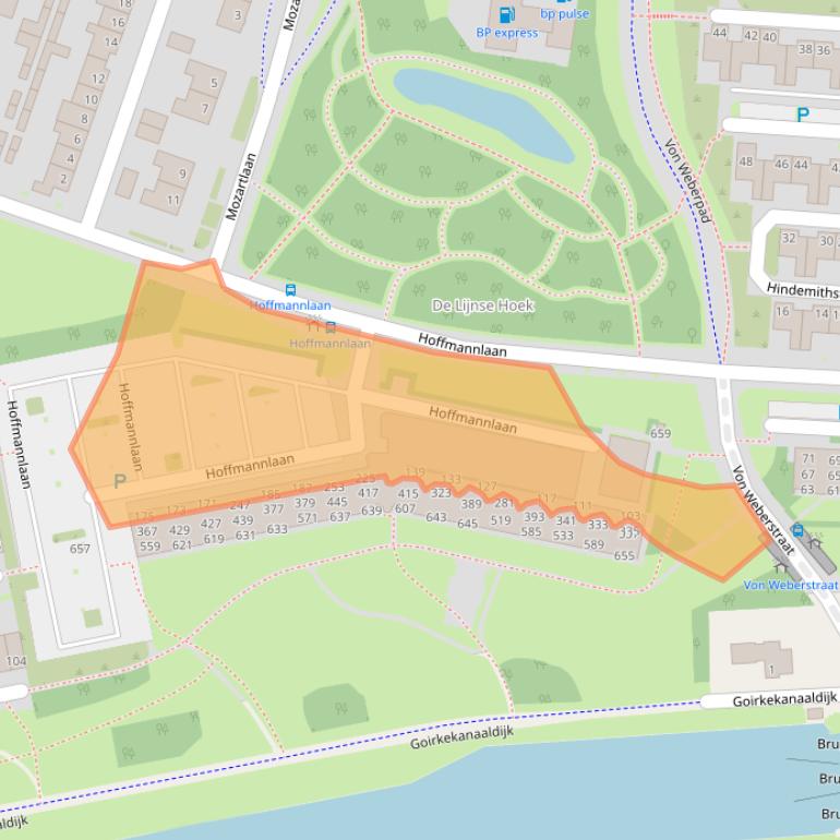 Kaart van postcodegebied 5011WB.