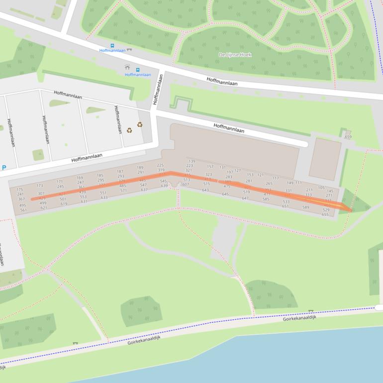 Kaart van postcodegebied 5011WH.