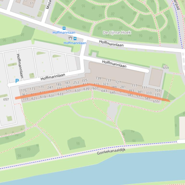 Kaart van postcodegebied 5011WJ.