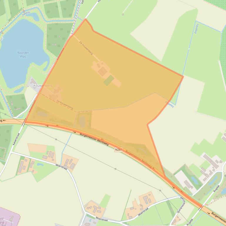 Kaart van postcodegebied 5011XD.