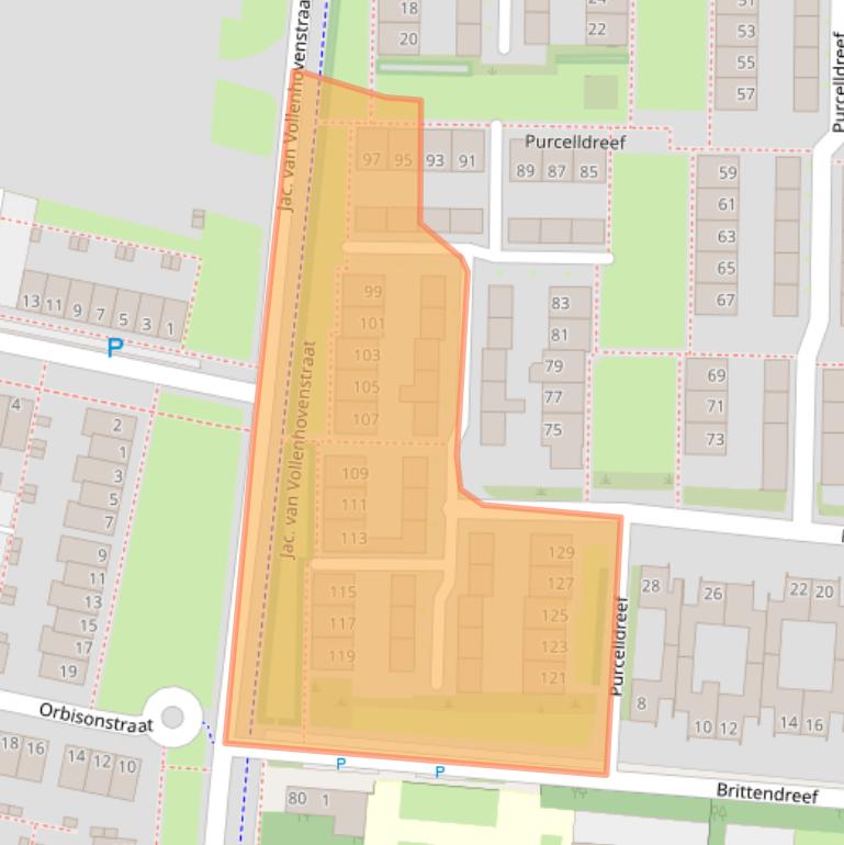 Kaart van postcodegebied 5012AK.