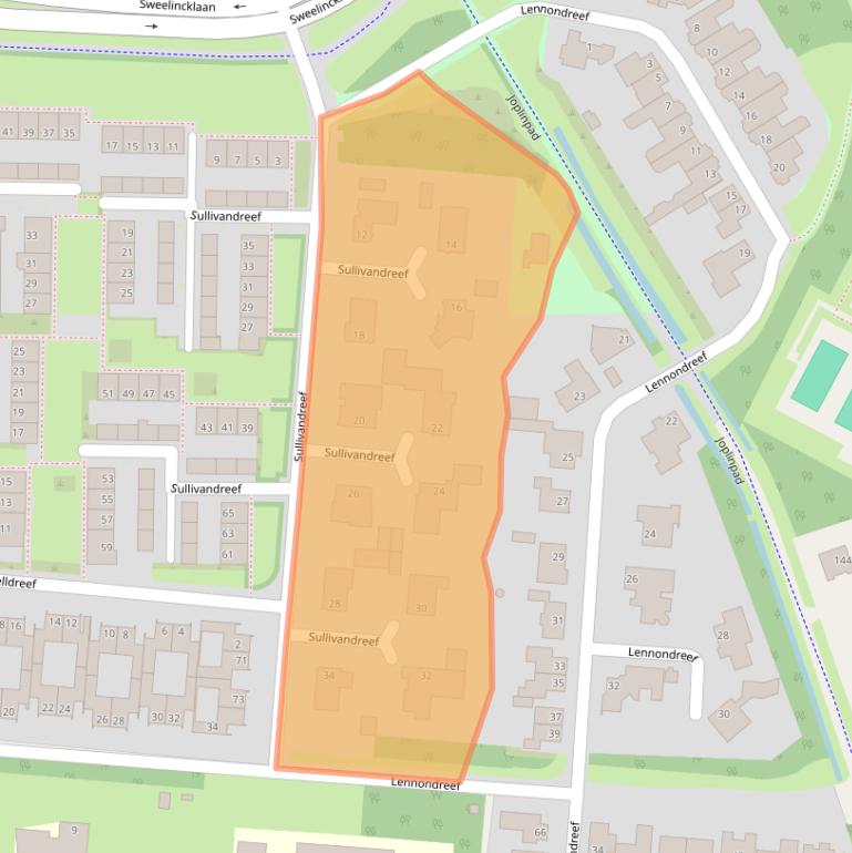 Kaart van postcodegebied 5012AP.