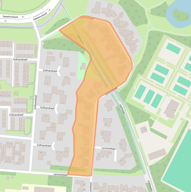 Kaart van postcodegebied 5012AS.
