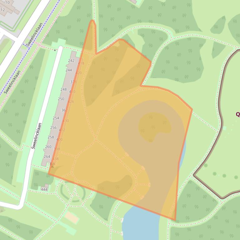 Kaart van postcodegebied 5012BD.