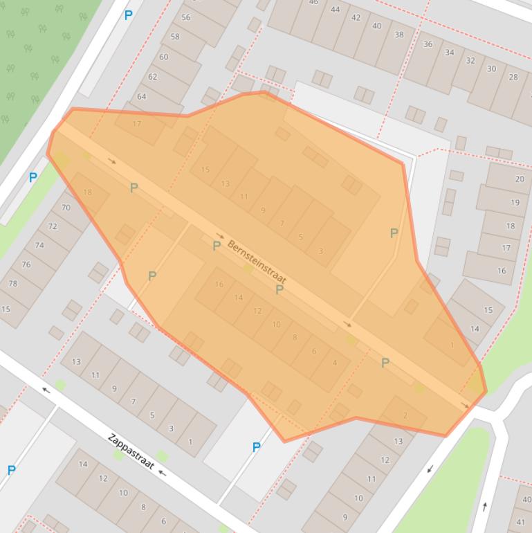 Kaart van postcodegebied 5012BP.