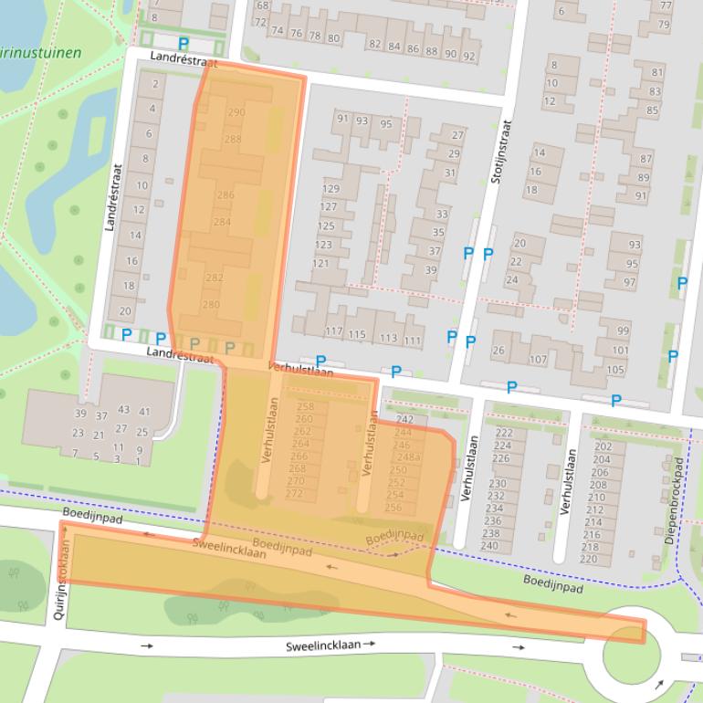 Kaart van postcodegebied 5012GH.