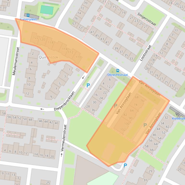 Kaart van postcodegebied 5012HL.