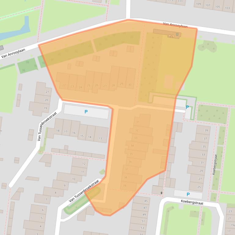 Kaart van postcodegebied 5012HN.