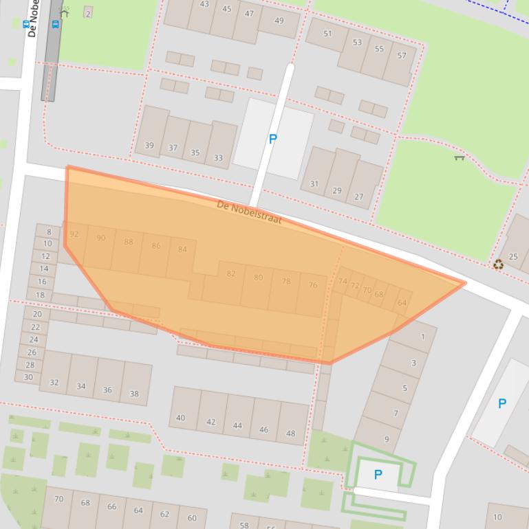 Kaart van postcodegebied 5012JS.