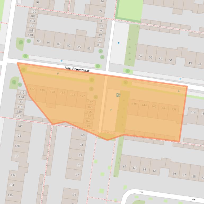 Kaart van postcodegebied 5012KC.