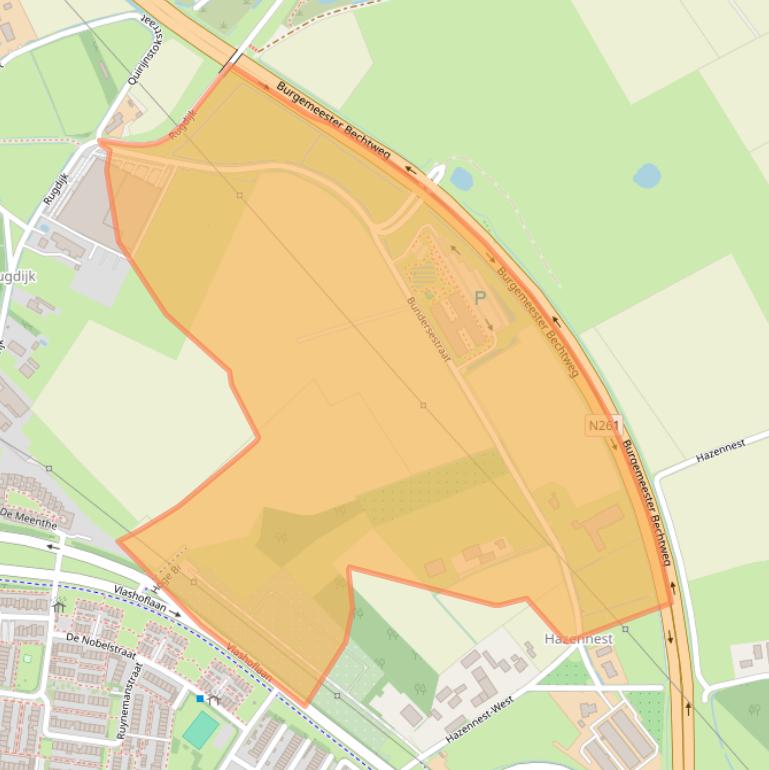 Kaart van postcodegebied 5012TB.