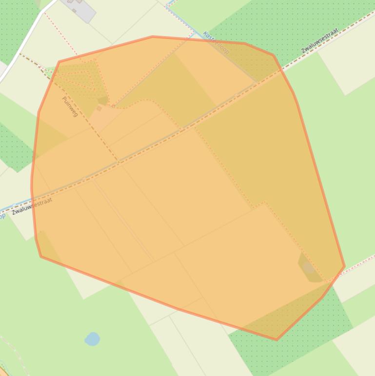 Kaart van postcodegebied 5012TE.