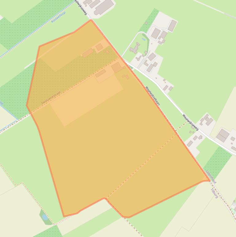 Kaart van postcodegebied 5012TK.