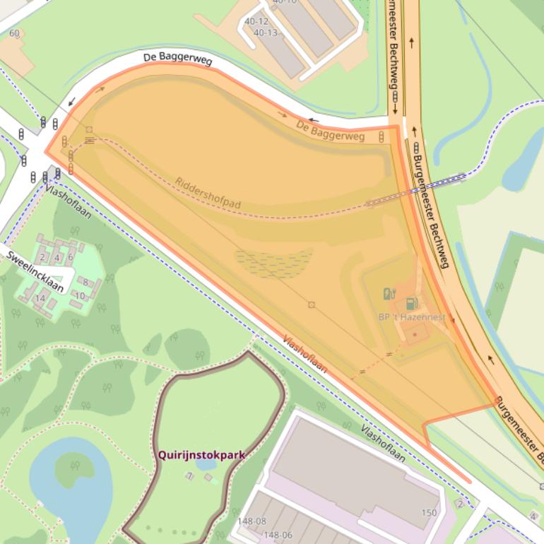 Kaart van postcodegebied 5012TL.