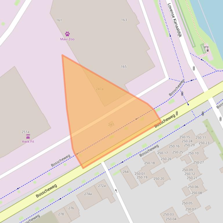 Kaart van postcodegebied 5013AA.