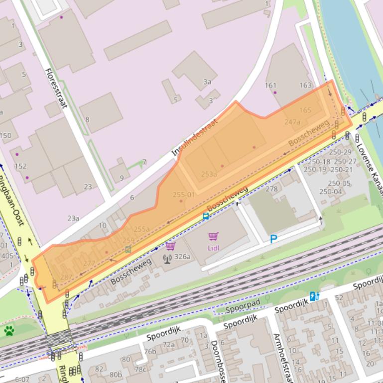Kaart van postcodegebied 5013AB.