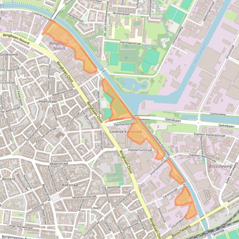 Kaart van postcodegebied 5013BJ.