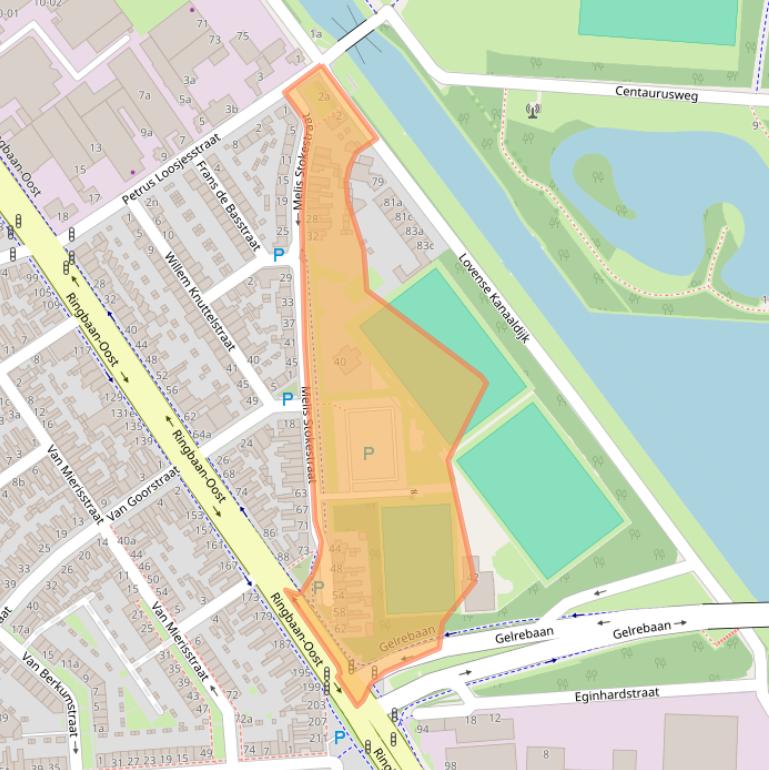 Kaart van postcodegebied 5013BM.