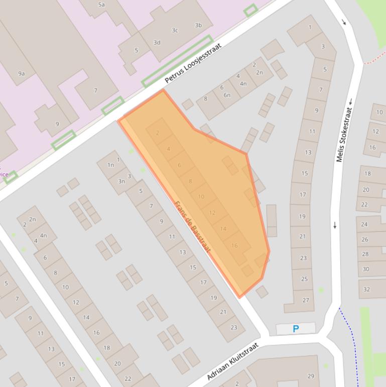 Kaart van postcodegebied 5013BV.