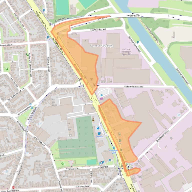 Kaart van postcodegebied 5013CD.