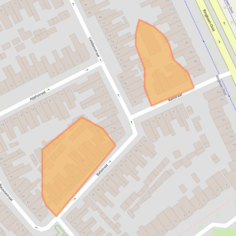 Kaart van postcodegebied 5014BG.