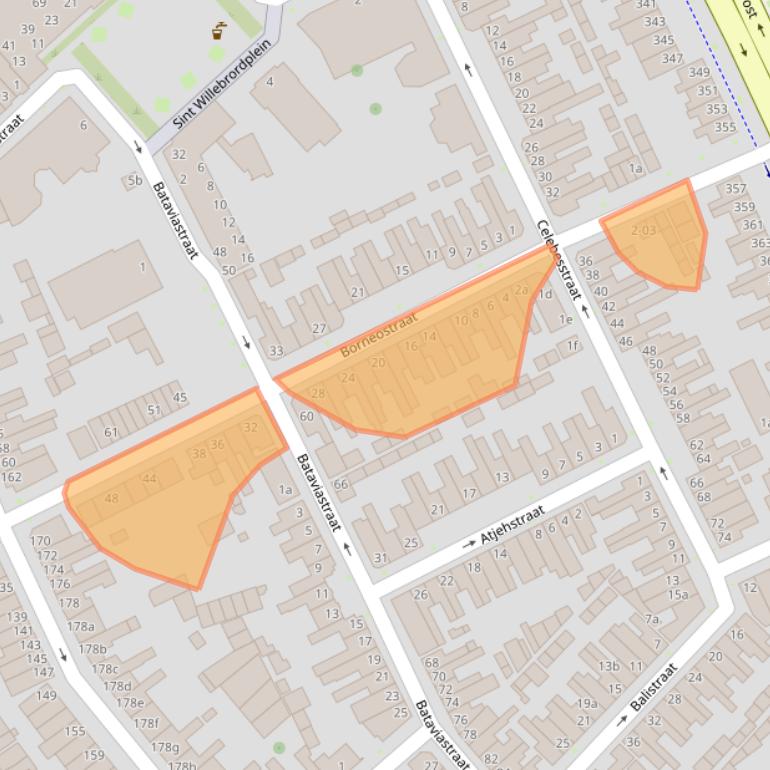 Kaart van postcodegebied 5014BN.