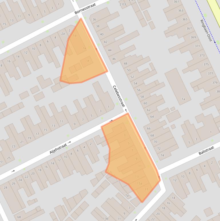 Kaart van postcodegebied 5014BP.