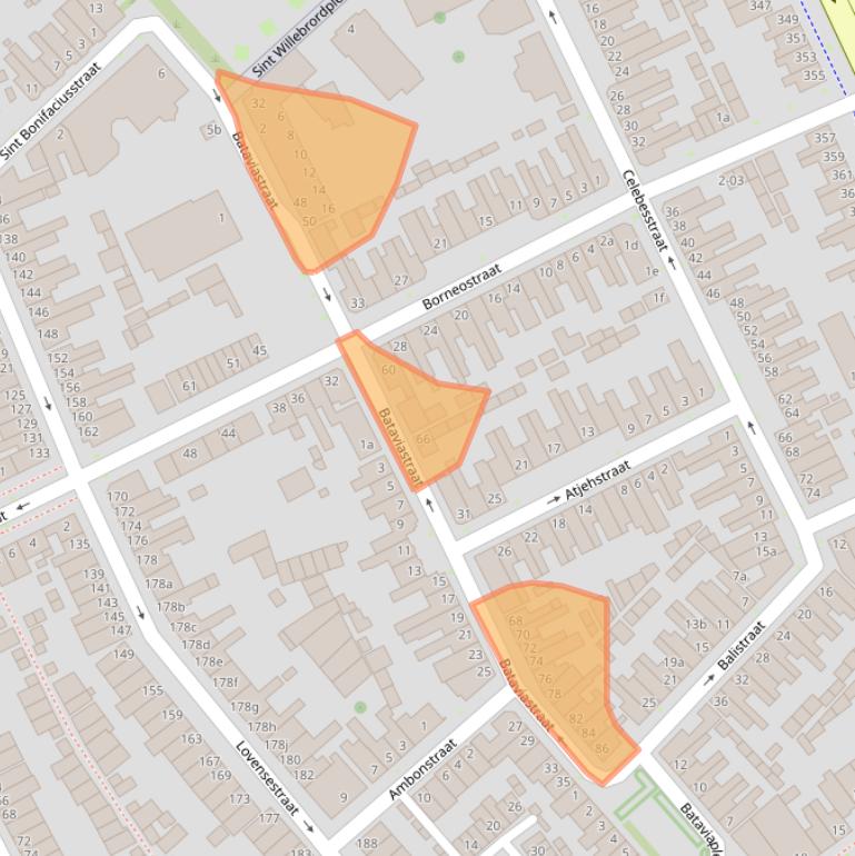 Kaart van postcodegebied 5014BV.