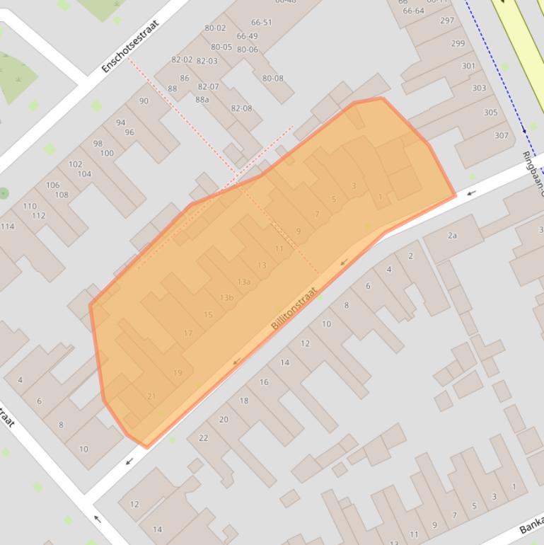 Kaart van postcodegebied 5014CB.