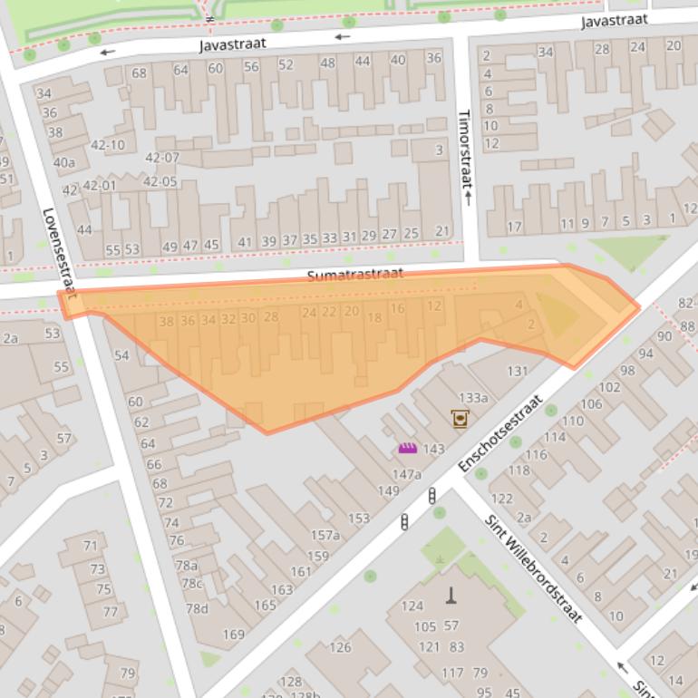 Kaart van postcodegebied 5014CE.