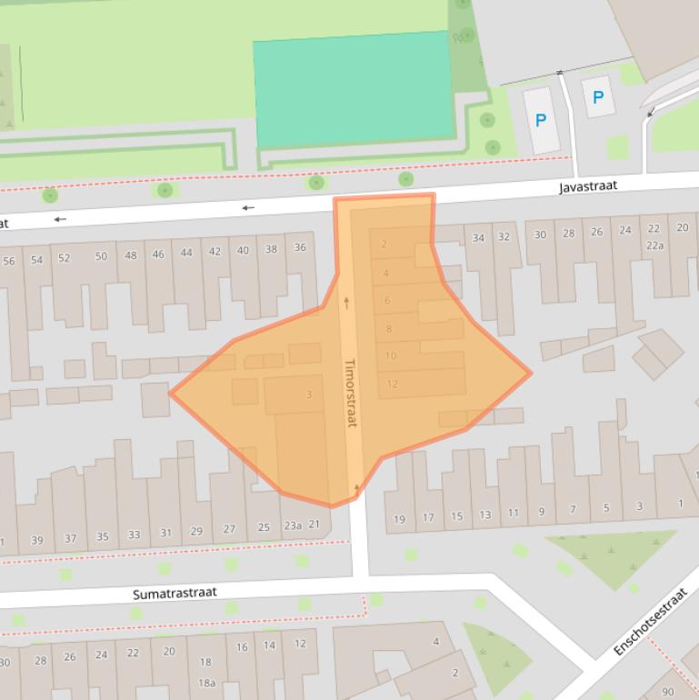 Kaart van postcodegebied 5014CG.