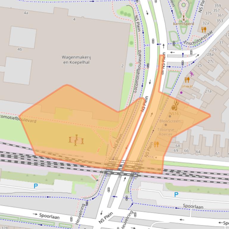Kaart van postcodegebied 5014DA.