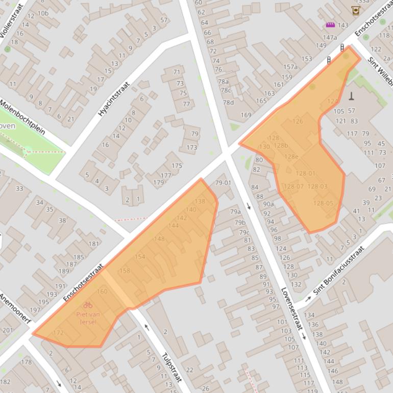 Kaart van postcodegebied 5014DJ.