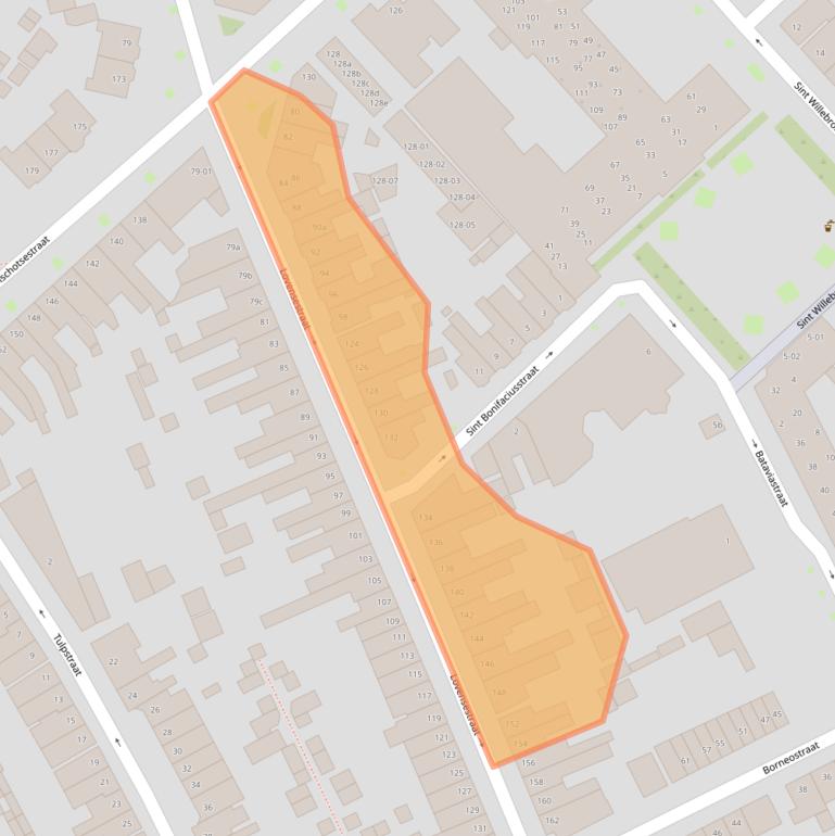 Kaart van postcodegebied 5014DT.