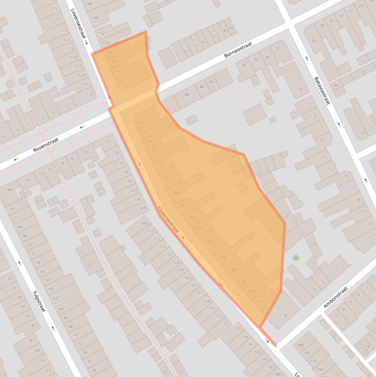 Kaart van postcodegebied 5014DV.