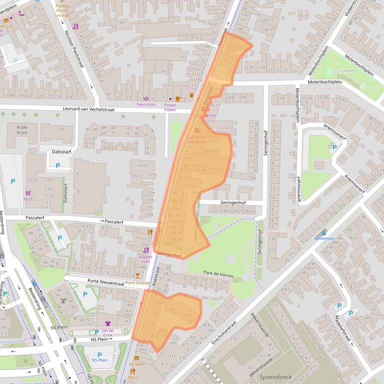 Kaart van postcodegebied 5014EG.